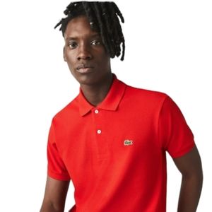 Lacoste Men's Classic Fit Short Sleeve Polo T-Shirt ROUGE Red Size XL NWOT